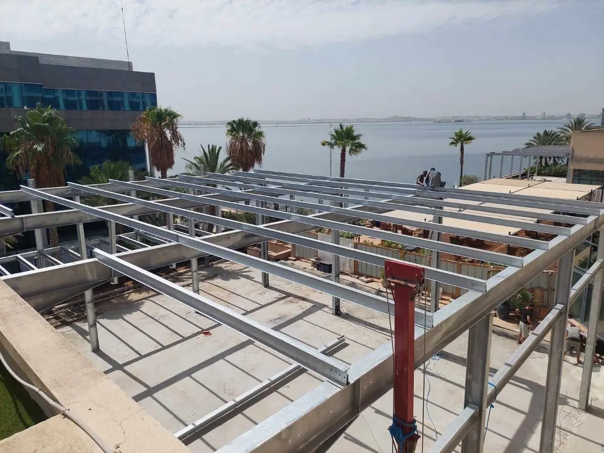 Plancher métallique sur ossature acier à Tunis